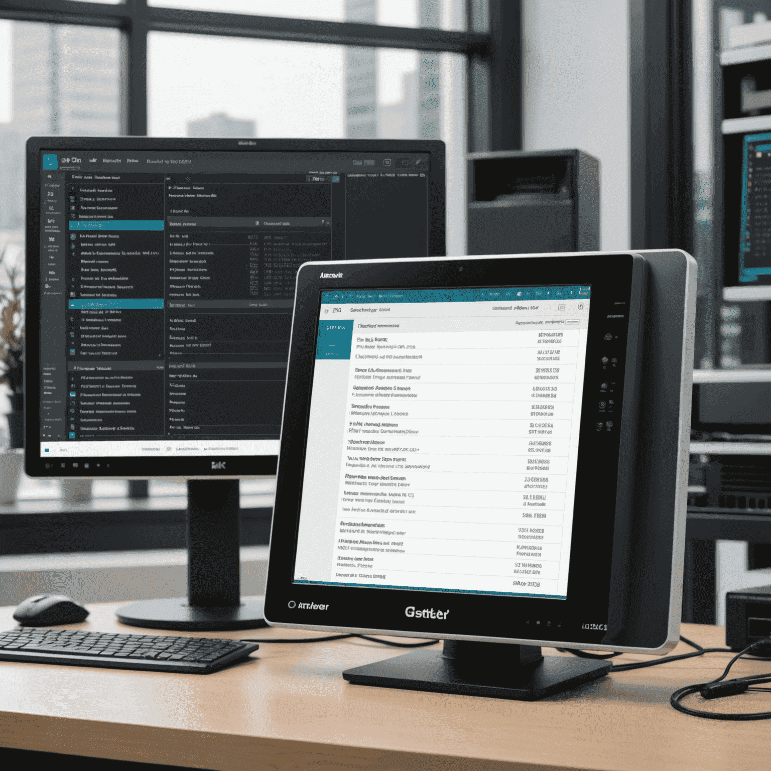 Interface d'Advanced IP Scanner montrant une liste de périphériques détectés sur un réseau local, avec des informations telles que l'adresse IP, le nom d'hôte et le fabricant de chaque appareil