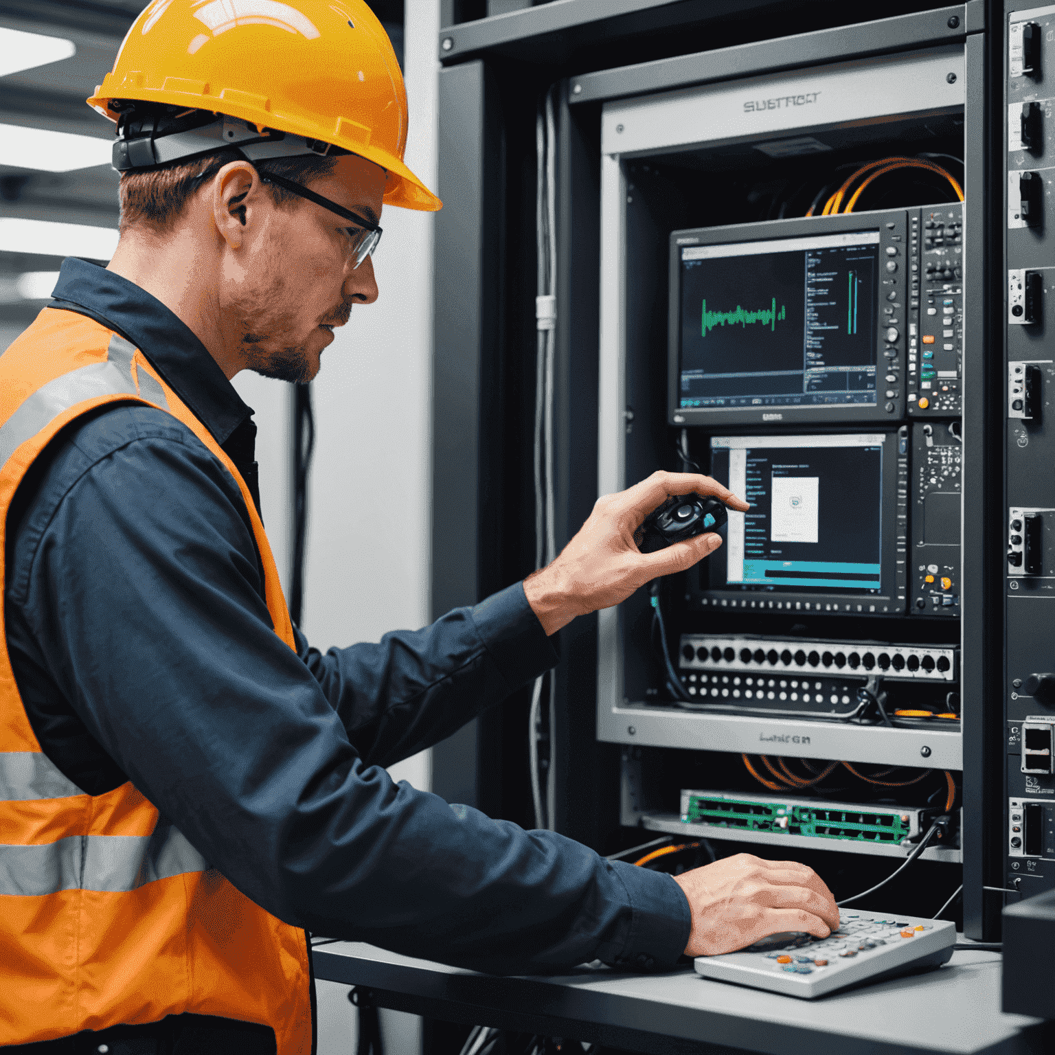 Image montrant un technicien utilisant Advanced IP Scanner pour résoudre un problème de connectivité réseau